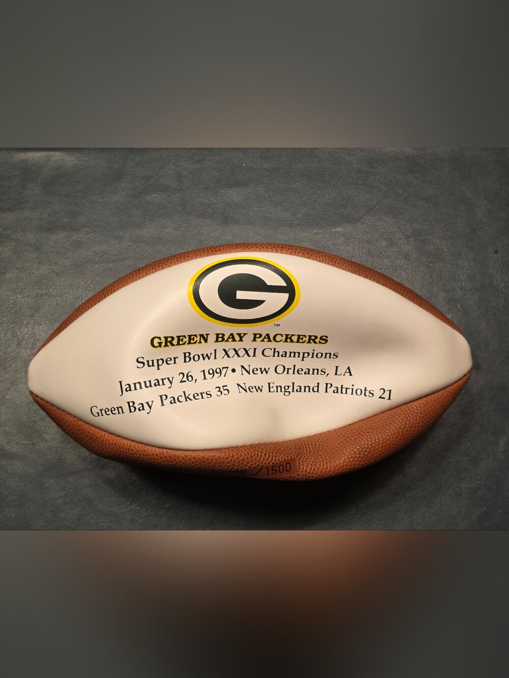 Commemorative Green Bay Packers Football